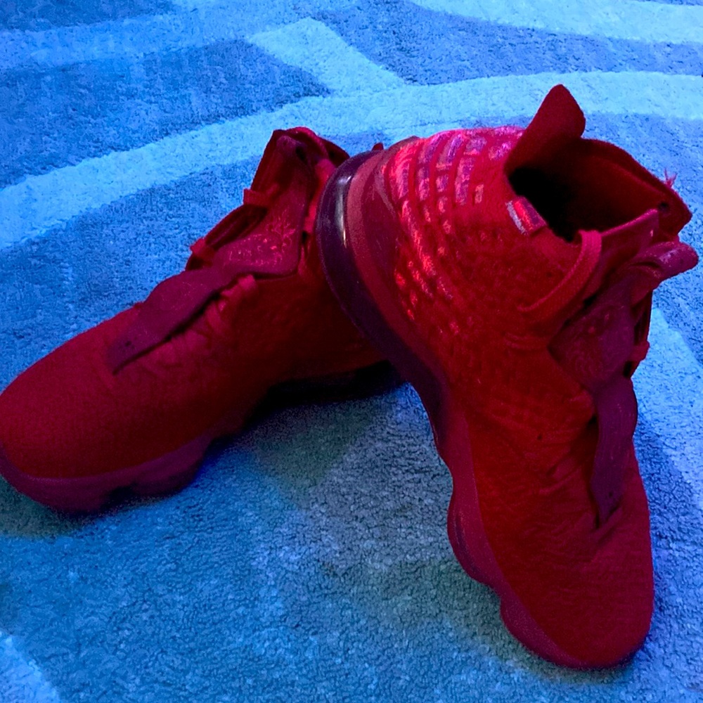 Red Nike lebron’s